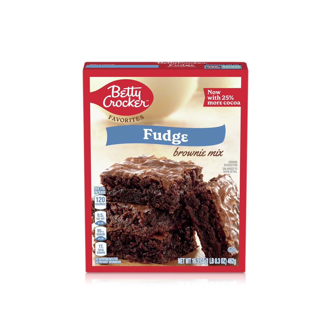 Betty Crocker Fudge Brownie Mix Family Size 519g
