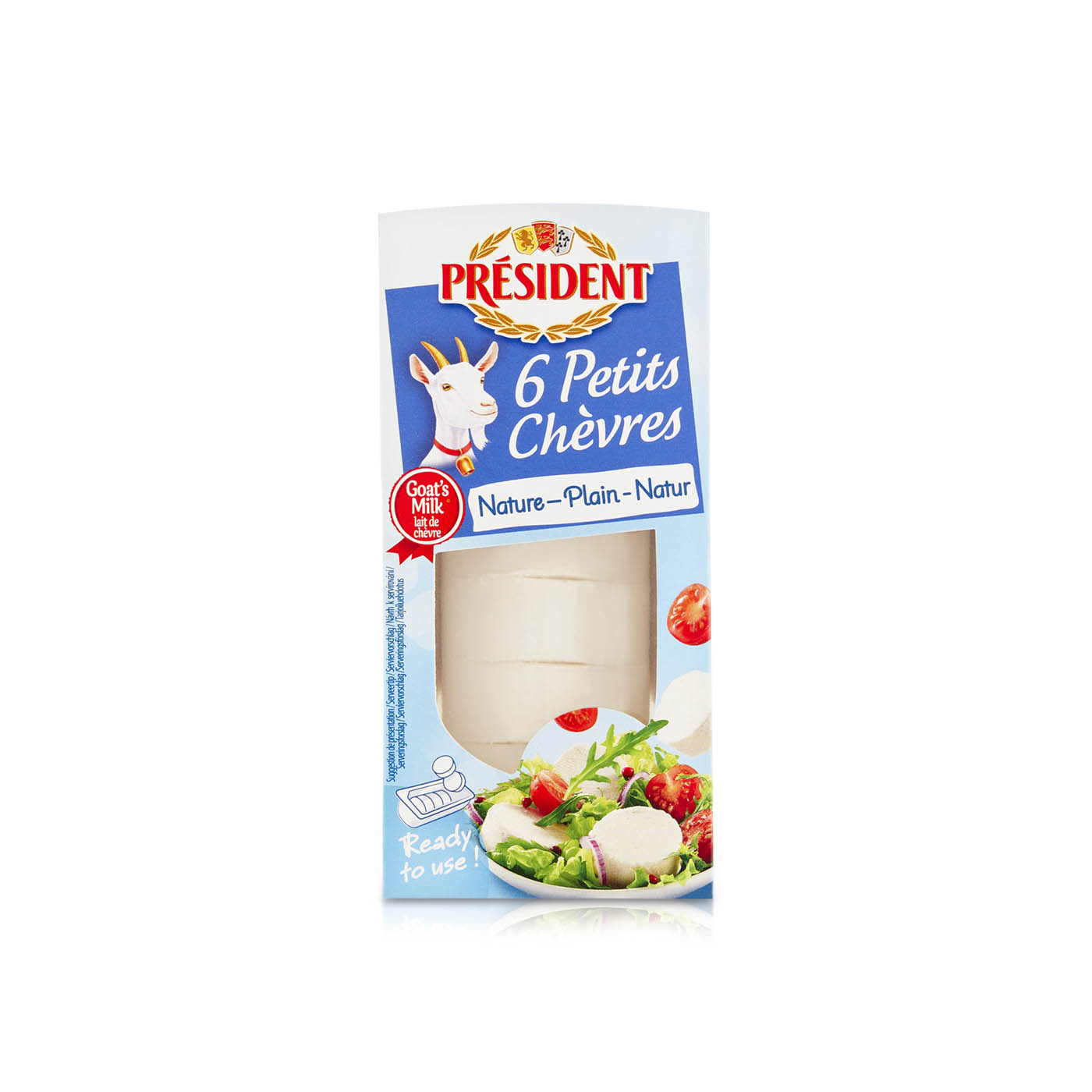 President Unsalted Goat's Cheese 100g