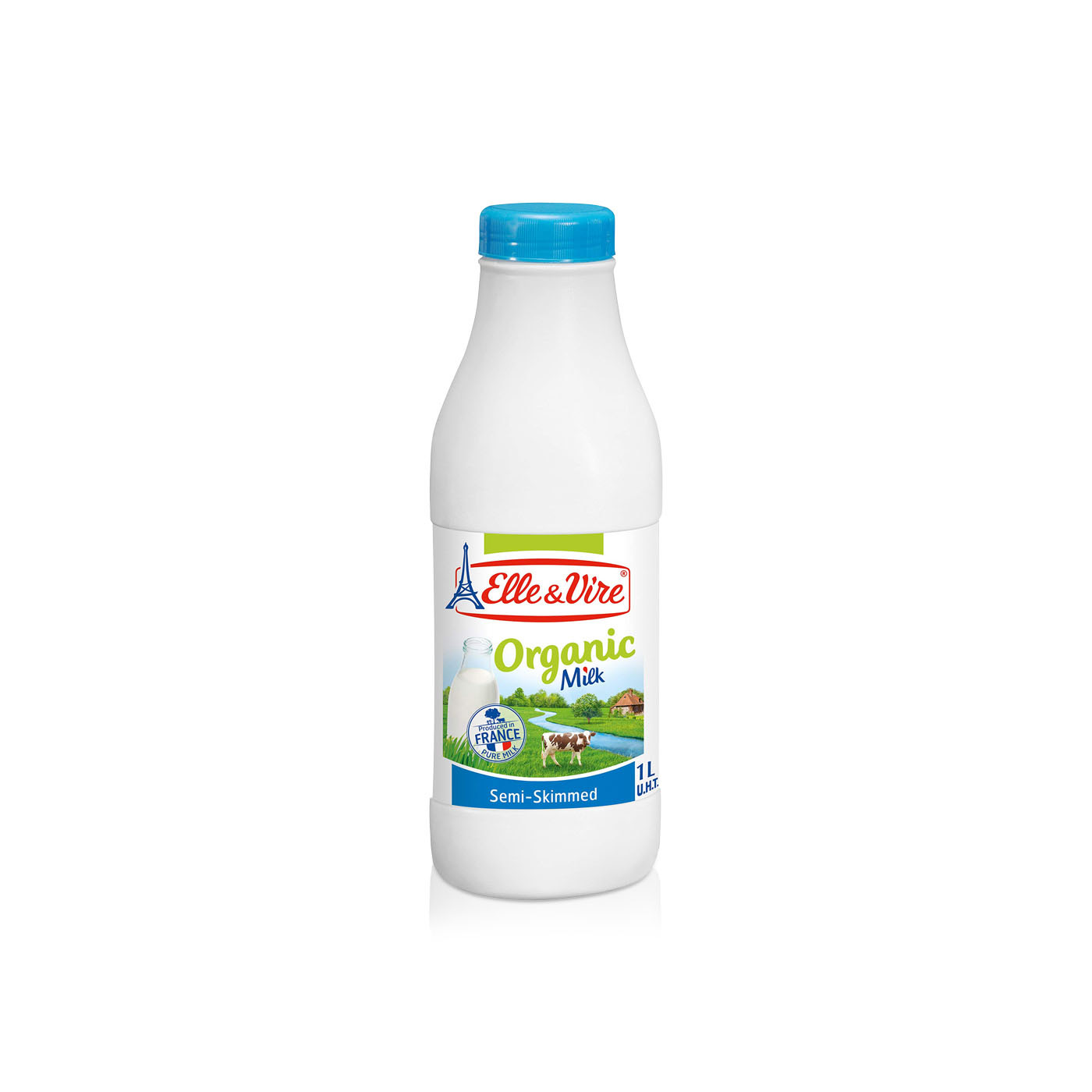 Elle & Vire Organic Semi Skimmed Milk 1 litre