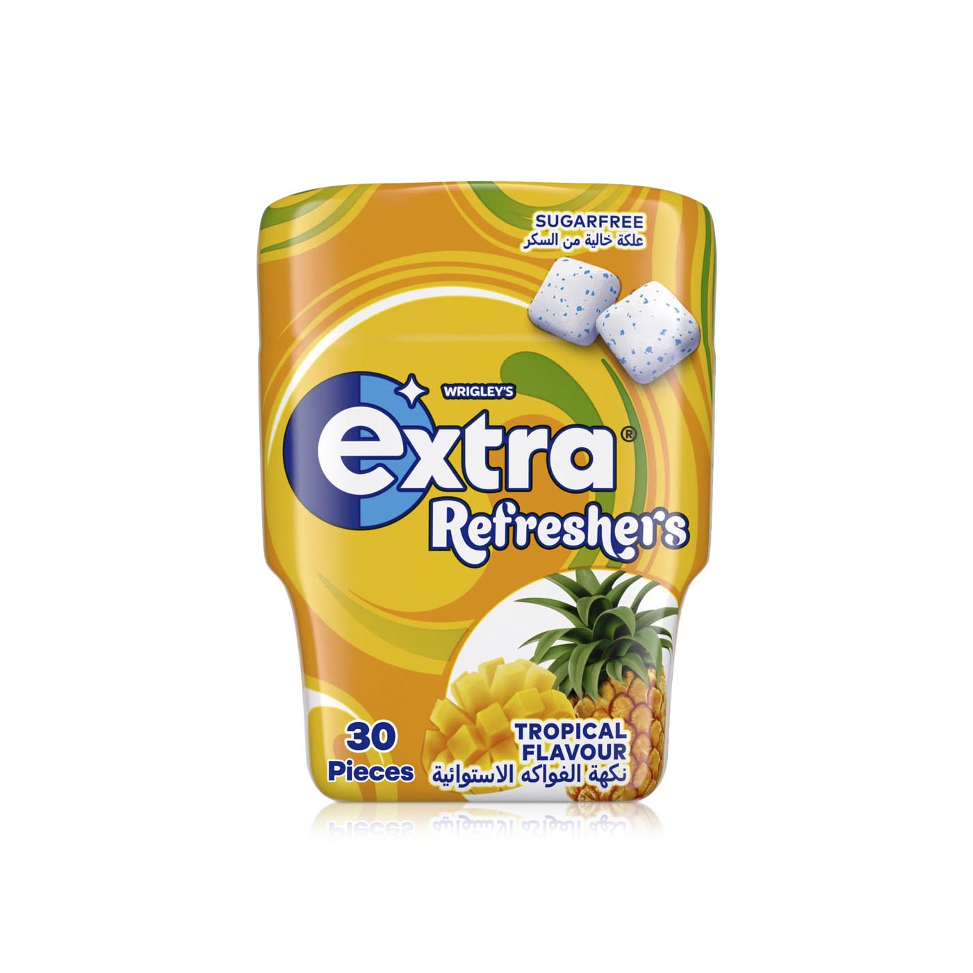 Wrigley's Extra Refreshers Tropical Sugarfree Gum 30 Pieces 67g