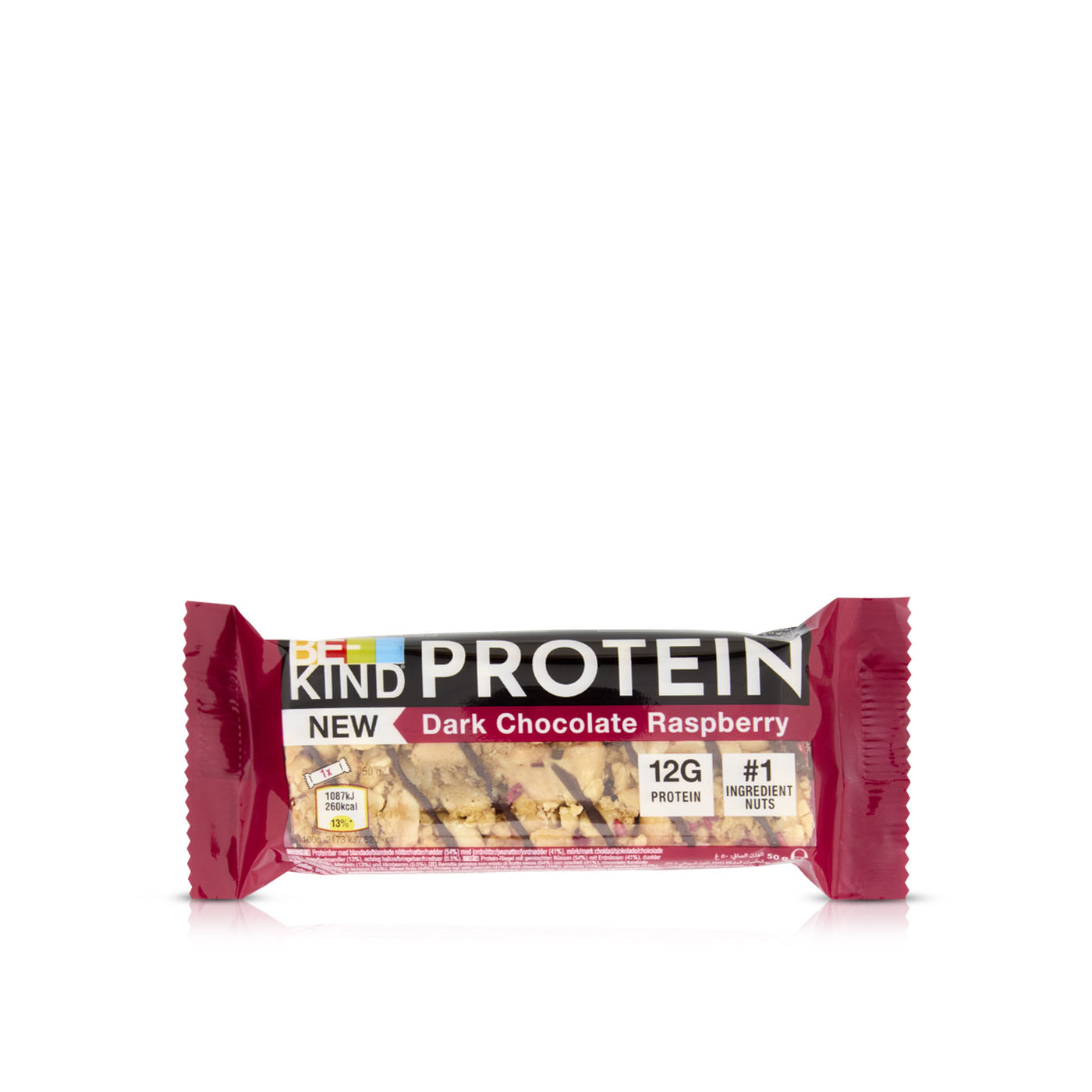 Be Kind Dark Chocolate Raspberry Bar 50g
