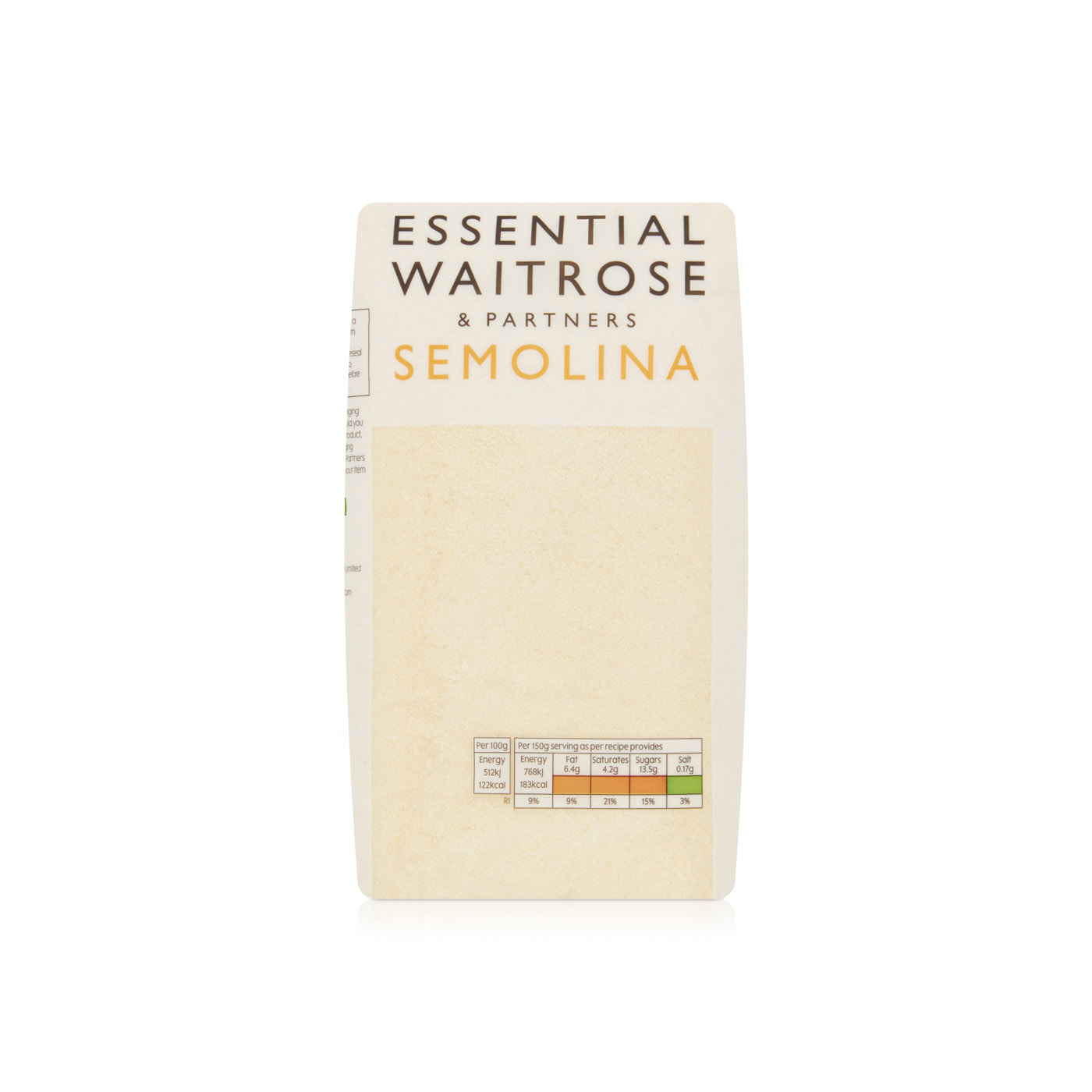 Waitrose Essential Semolina 500g