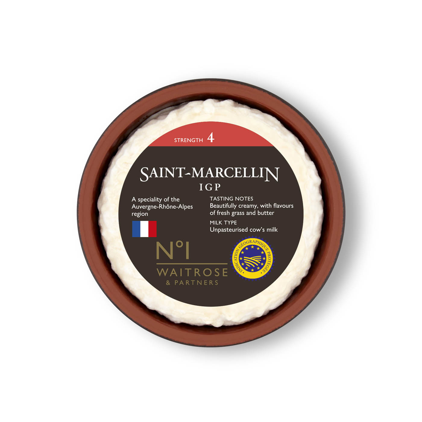 Waitrose Saint-Marcellin IGP Cheese Strength 4 80g