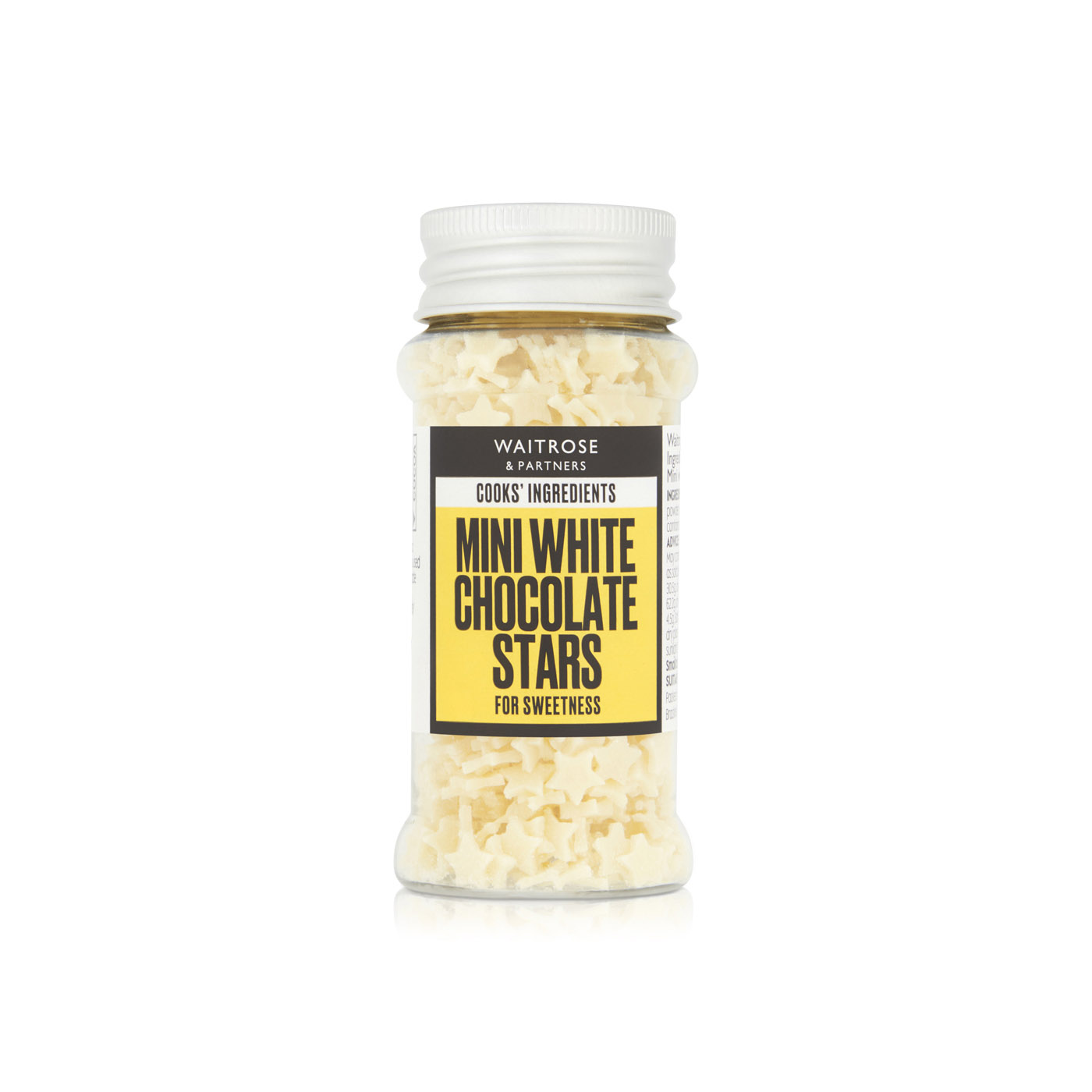 Waitrose Cooks' Ingredients White Chocolate Stars 41g