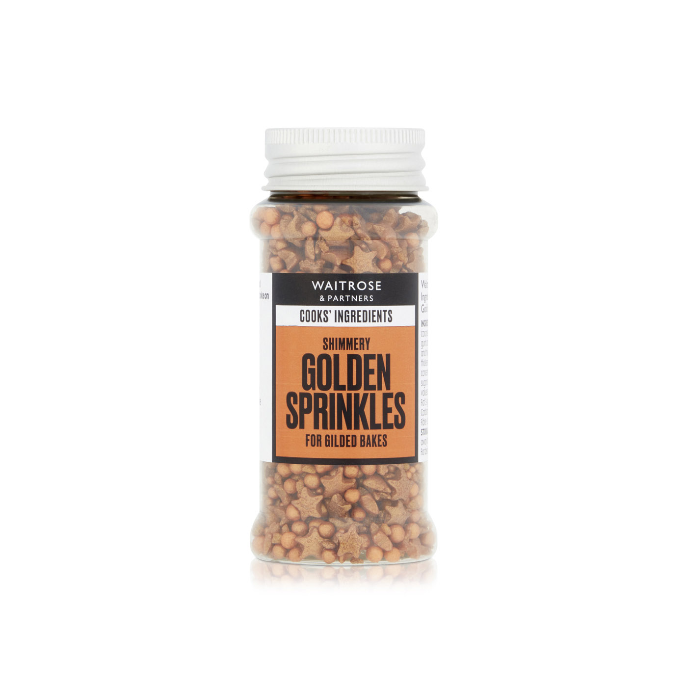 Waitrose Cooks' Ingredients Golden Sprinkles 75g