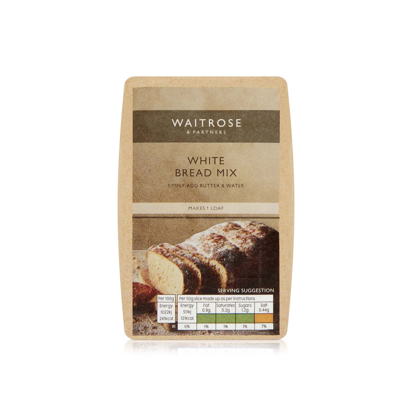 Waitrose White Bread Mix 500g