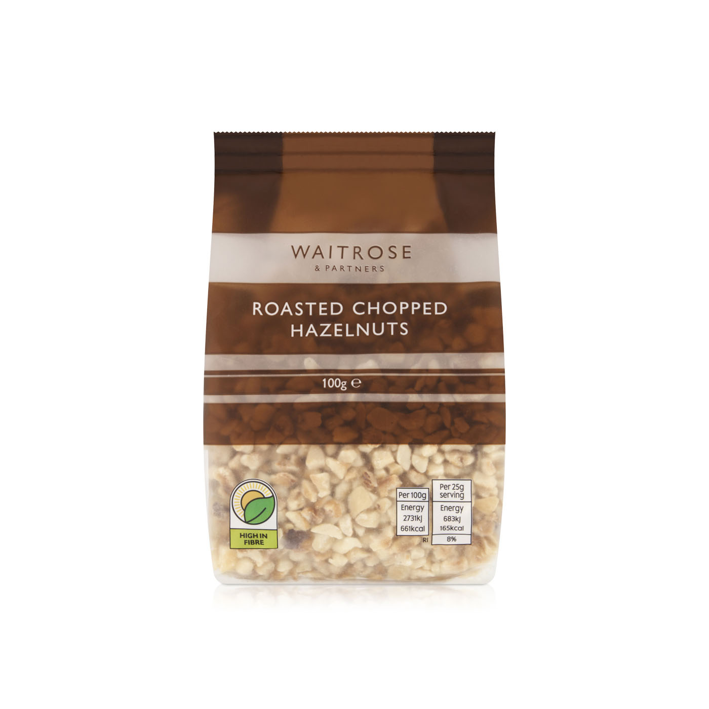 Waitrose Roasted Chopped Hazelnuts 100g