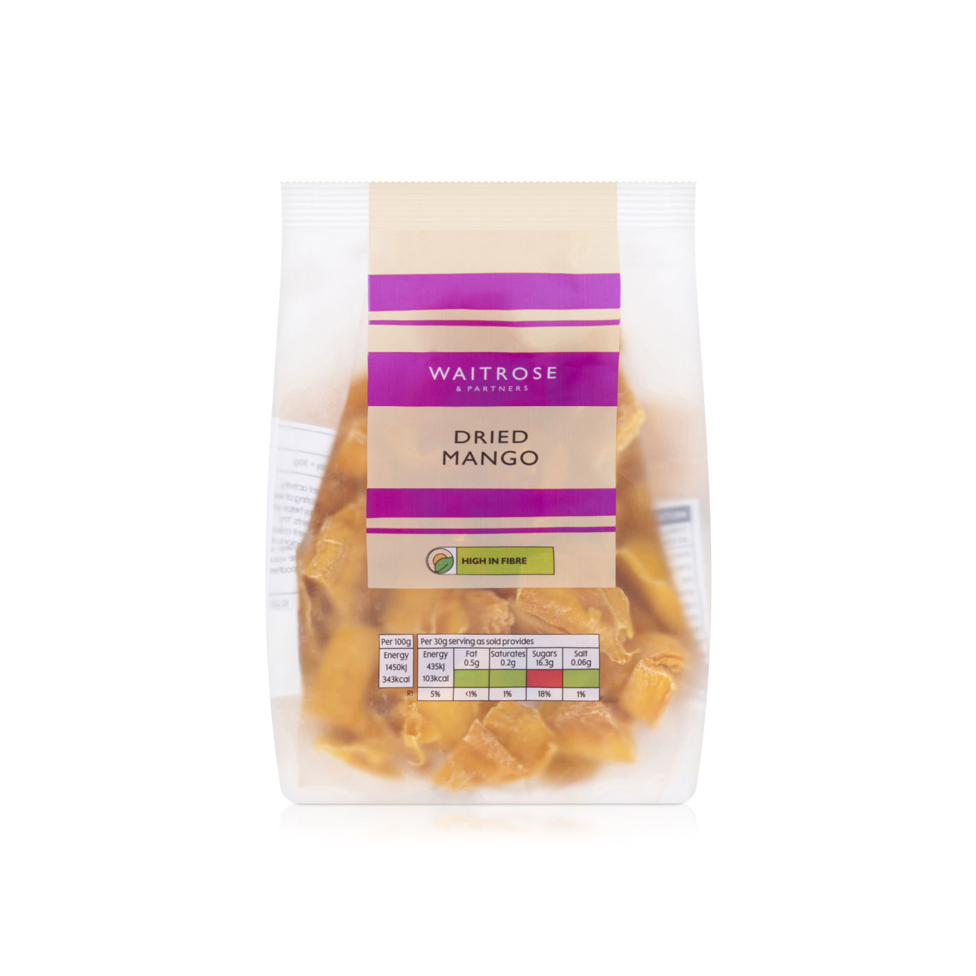 Waitrose Dried Mango 150g