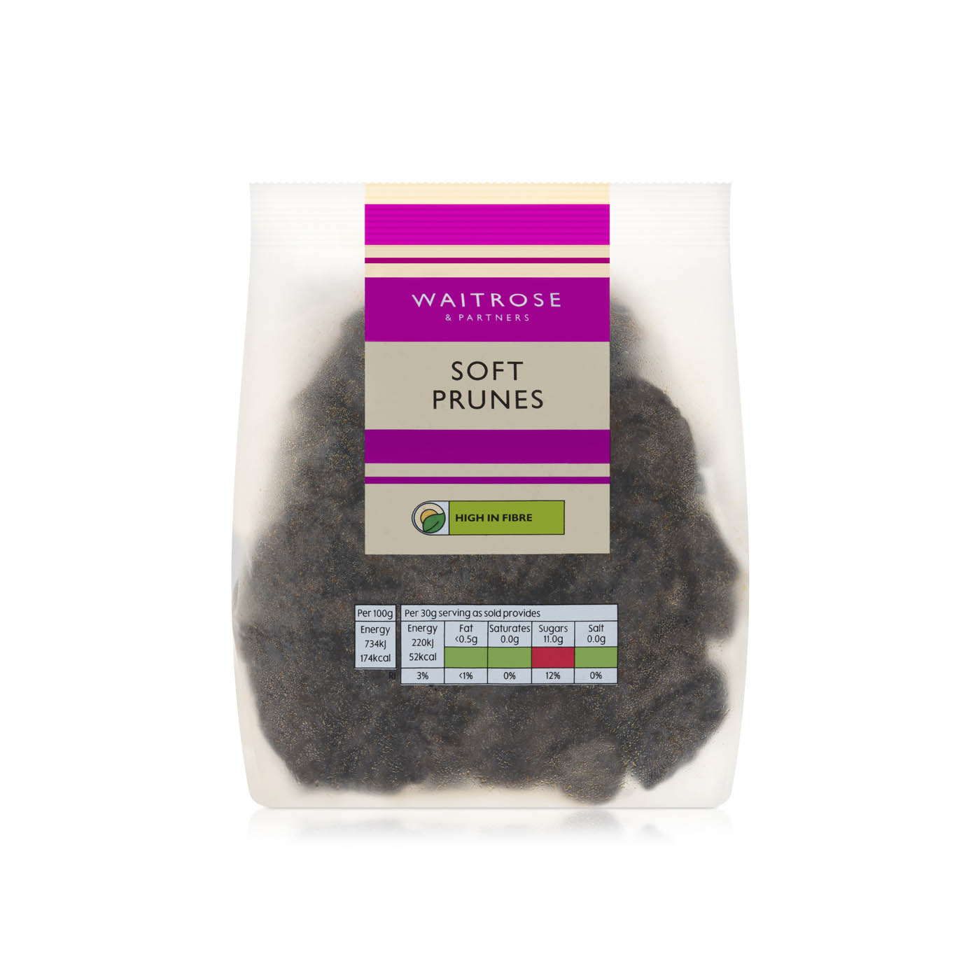 Waitrose Soft Prunes 250g