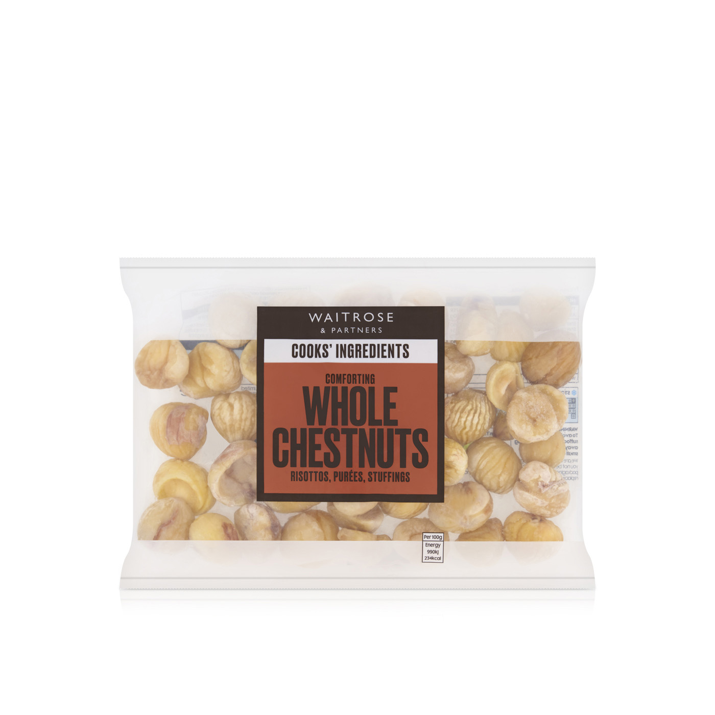 Waitrose Whole Chestnuts 250g