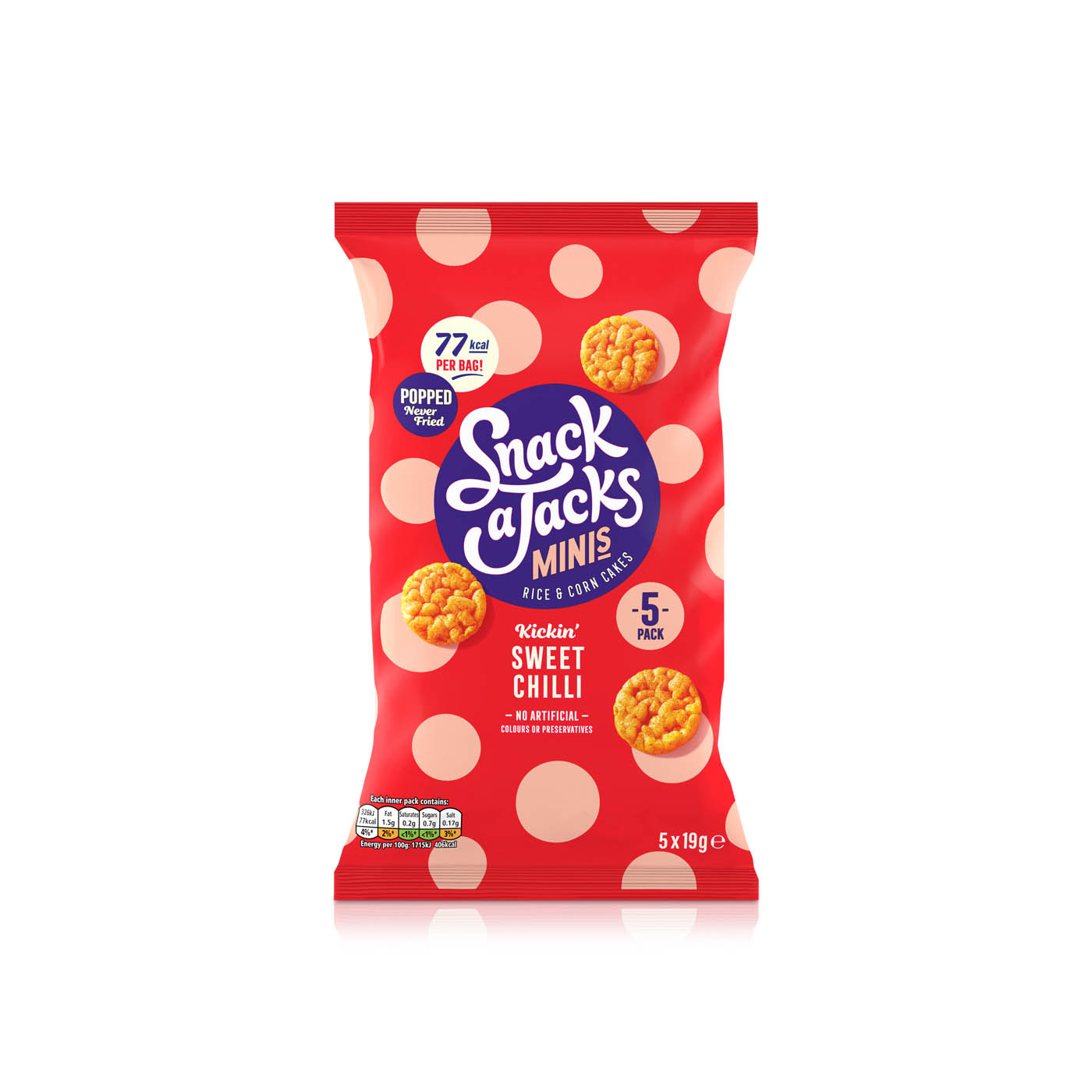 Snack a Jacks Sweet Chilli 5 x 95g