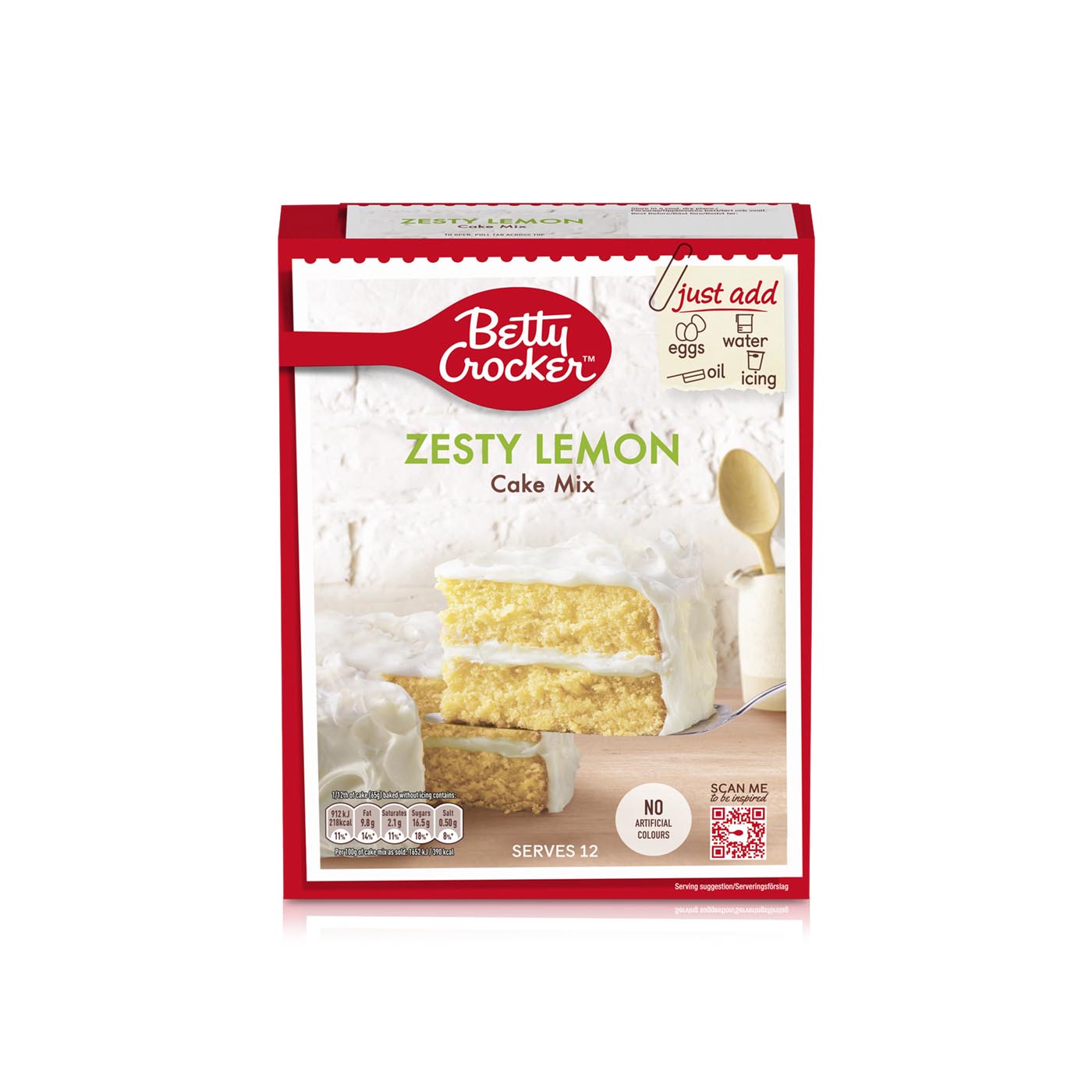 Betty Crocker Zesty Lemon Cake Mix 425g