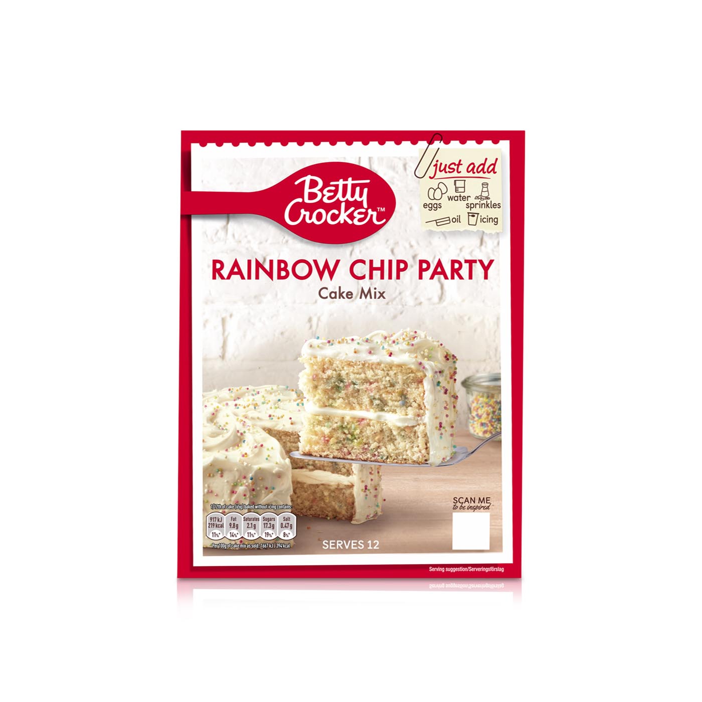 Betty Crocker Rainbow Chip Cake Mix 425g