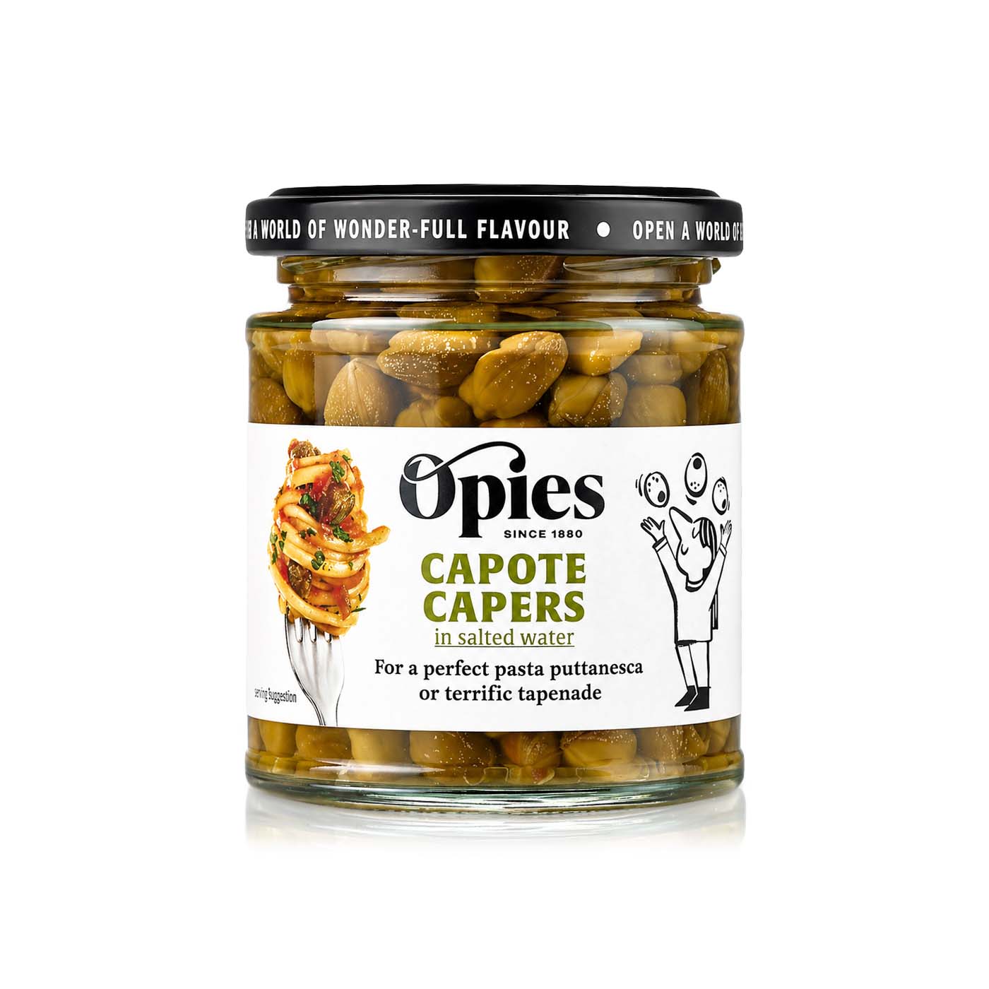 Opies Capote Capers in Salted Water 120g