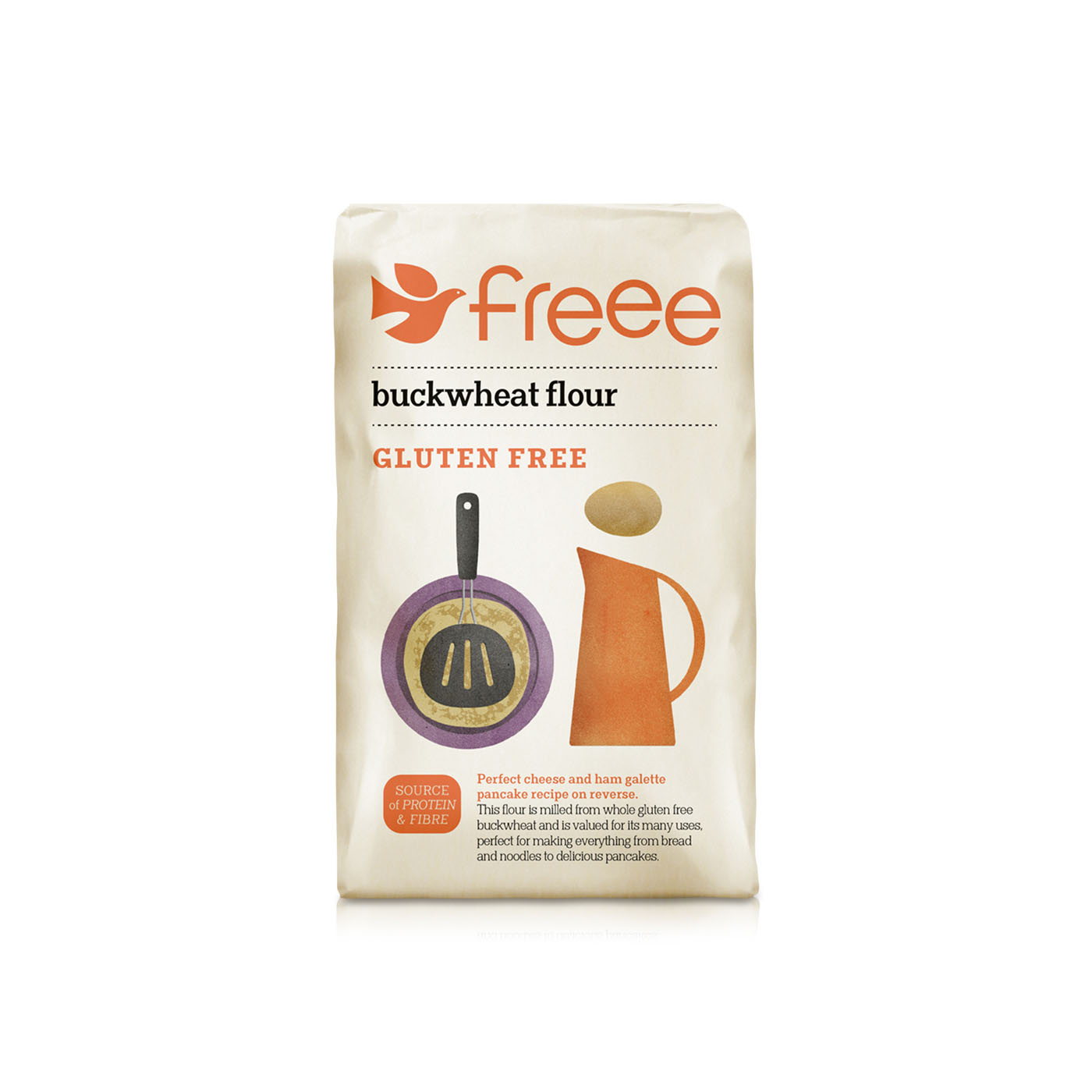 Doves Farm Gluten-Free Organic Stoneground Wholemeal Buckwheat Flour 1kg
