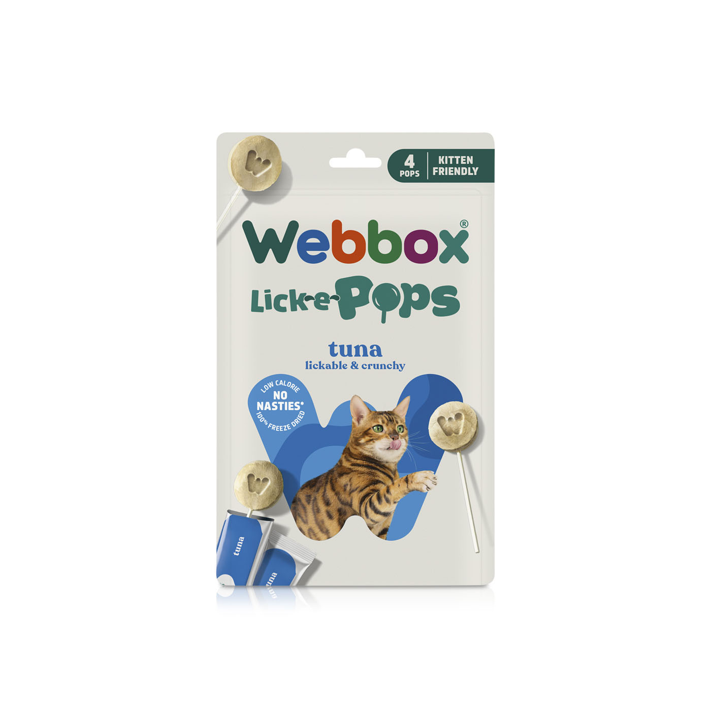 Webbox Lick-e-Pops Tuna 1.4g x4