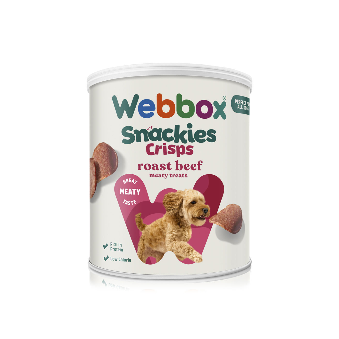 Webbox Snackies Crisps Roast Beef Meaty Treats 35g