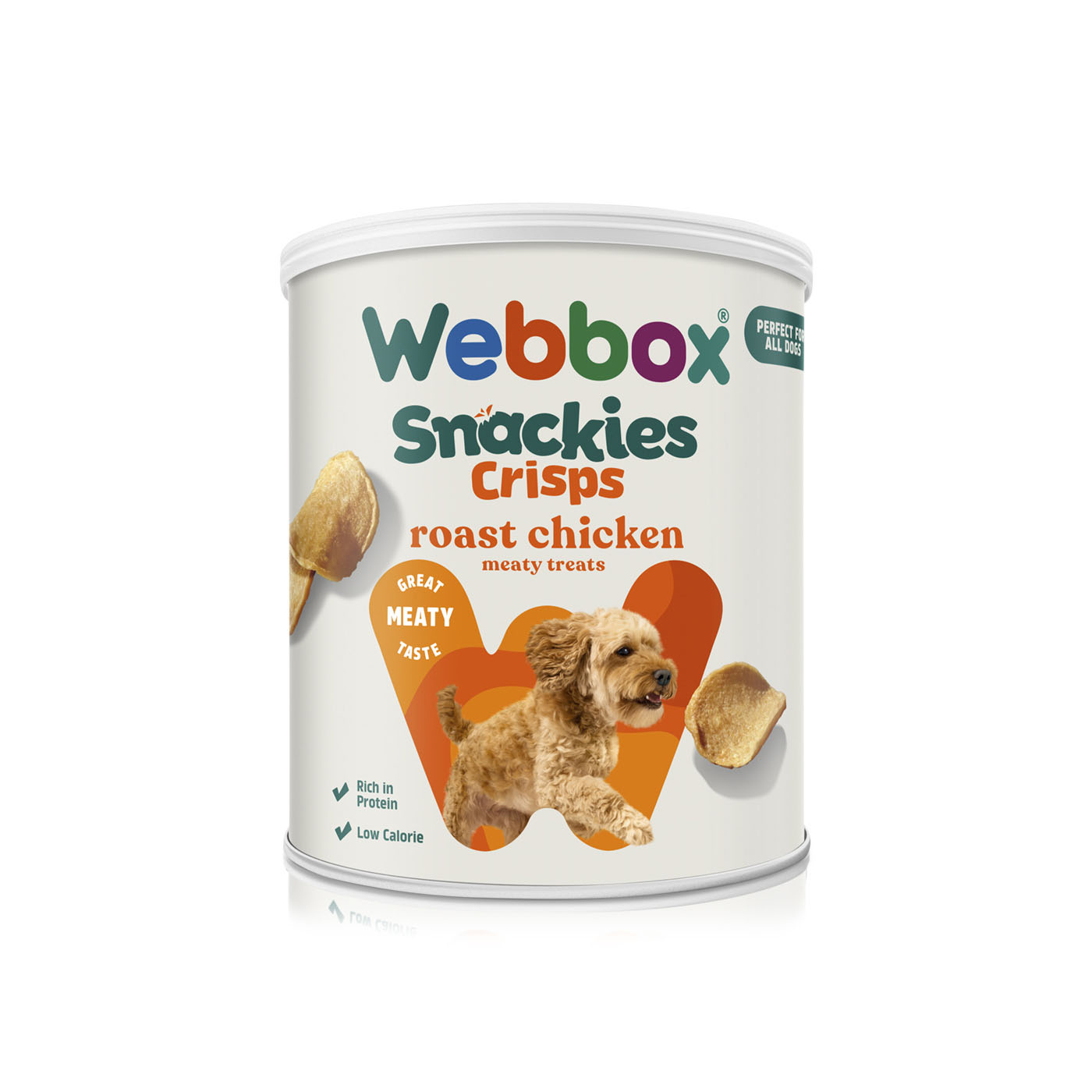 Webbox Snackies Crisps Roast Chicken Meaty Treats 35g
