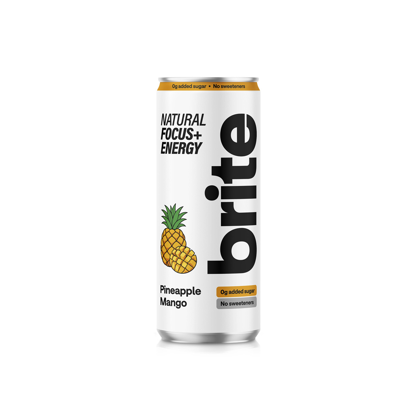 Brite Focus+ Energy Pineapple & Mango Drink 330ml