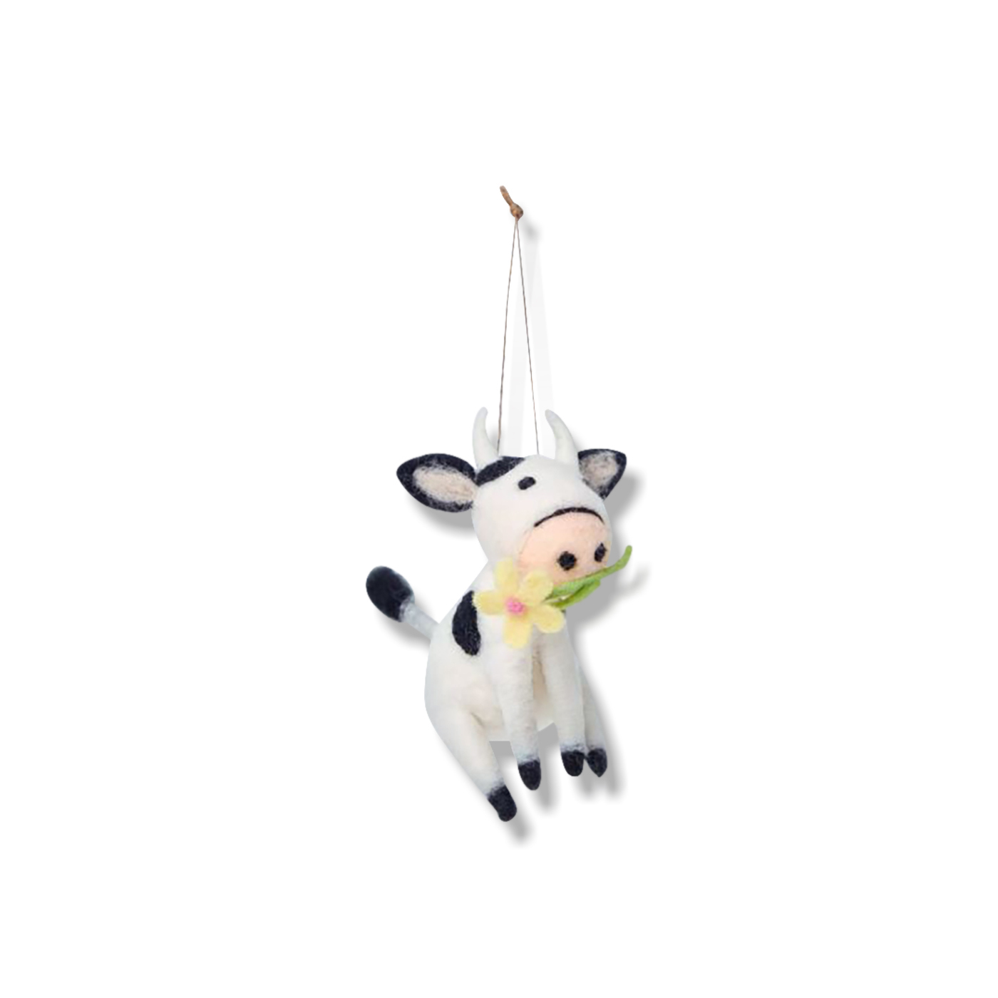 John Lewis Easter Felt Cow Hanging Decor