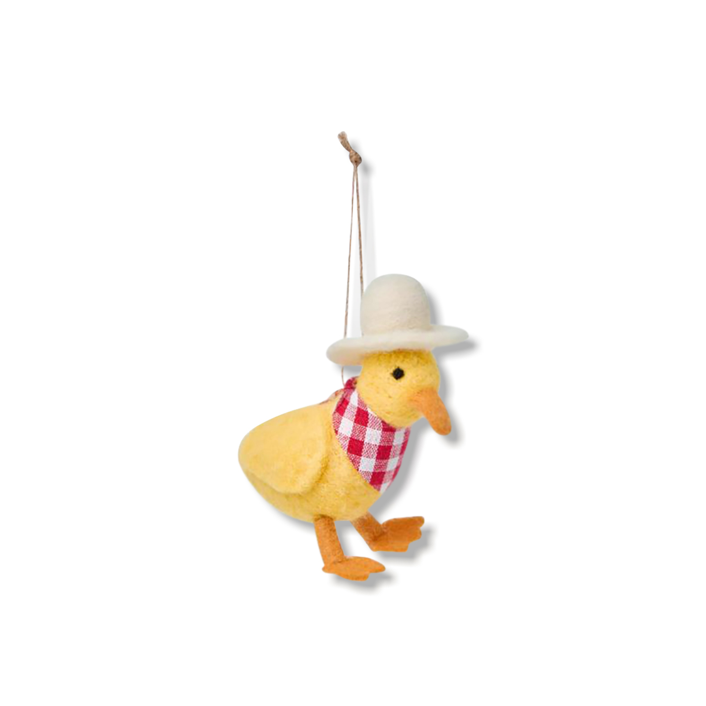 John Lewis Easter Felt Duck with Scarf Hanging Décor