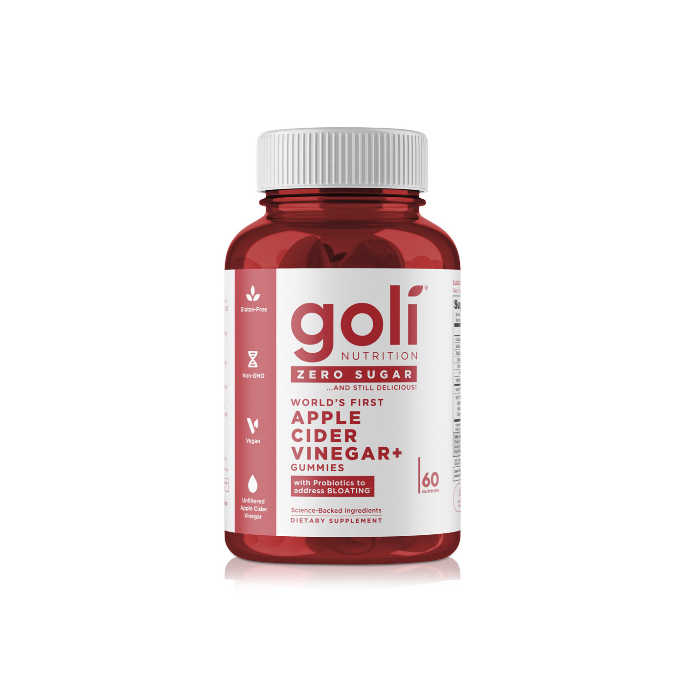 Goli Apple Cider Vinegar Zero Sugar Gummies 180g