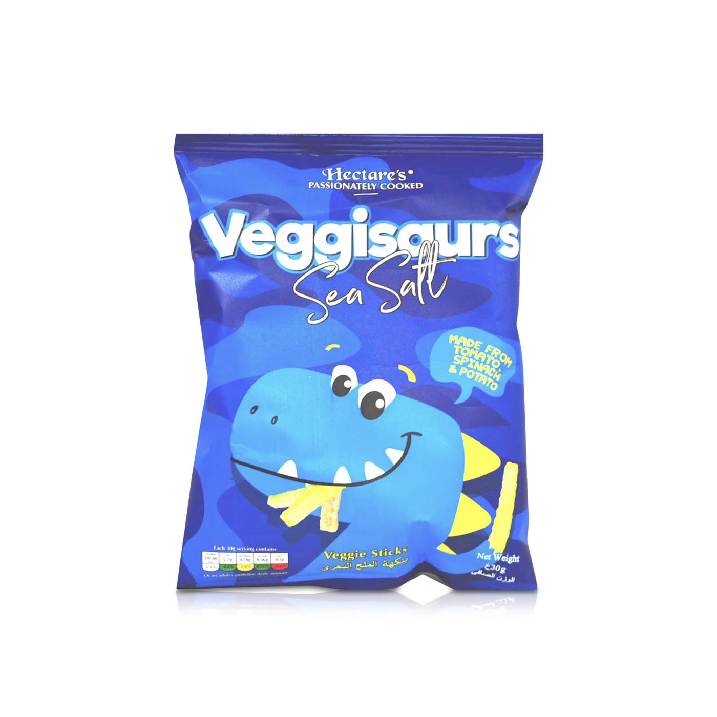 Hectare's Veggiesaurs Sea Salt Veggie Sticks 30g