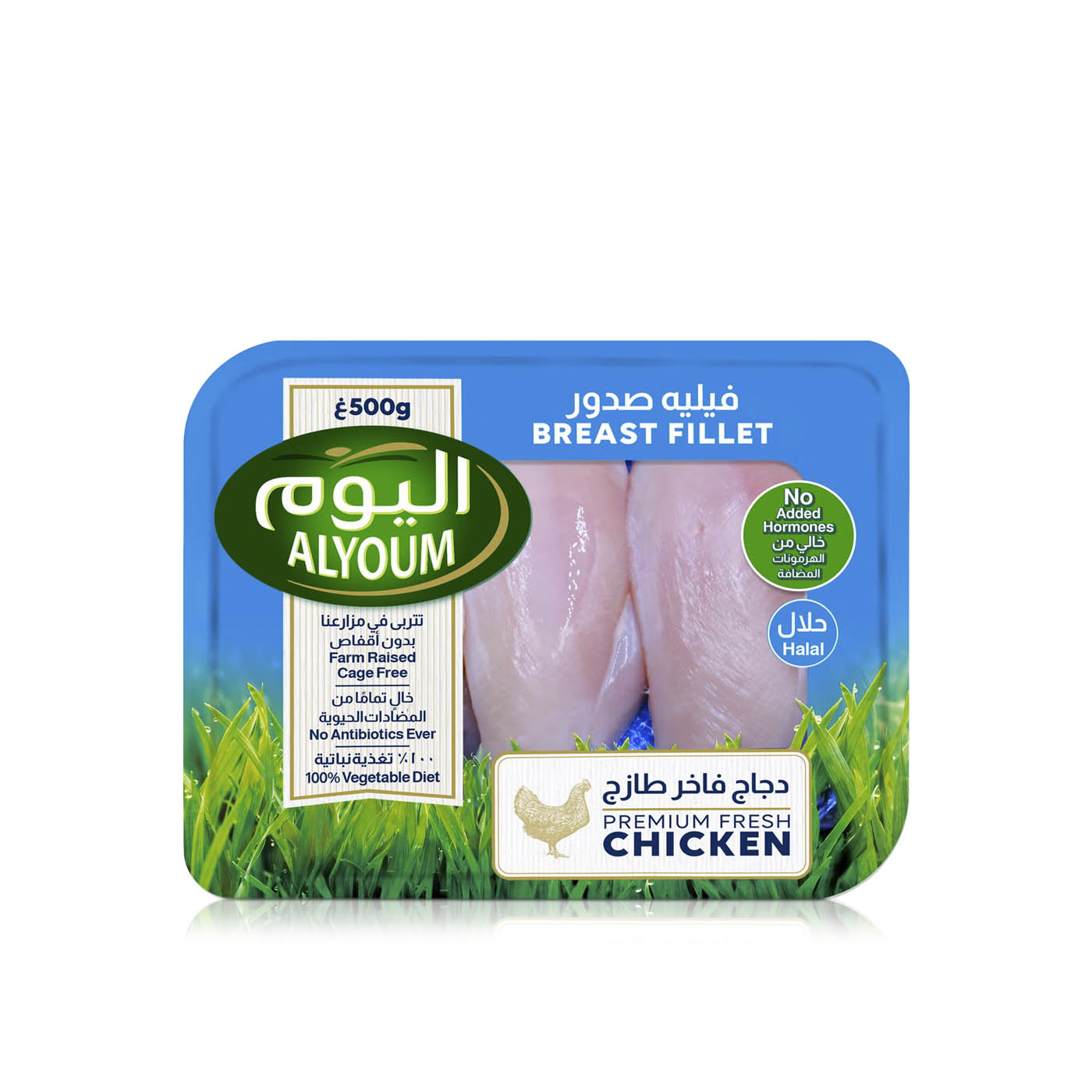 Al Youm Fresh Chicken Breast Fillet 500g