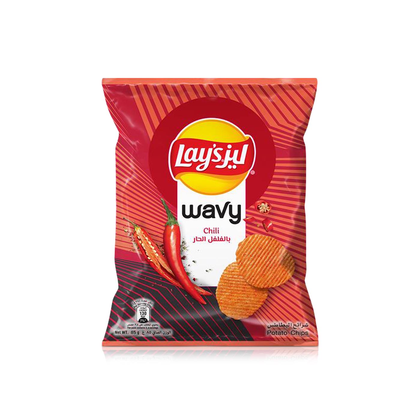 Lay's Wavy Potato Chips Chilli 85g