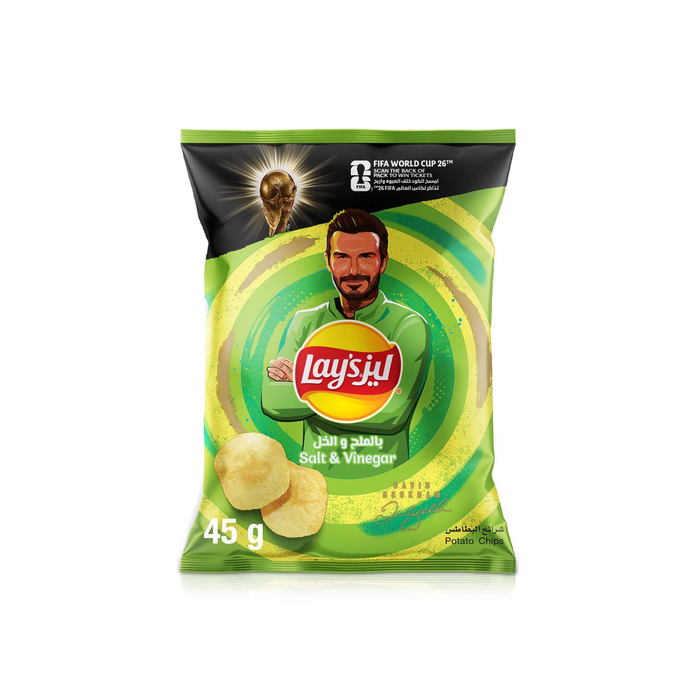 Lays Salt and Vinegar Potato Chips 45g