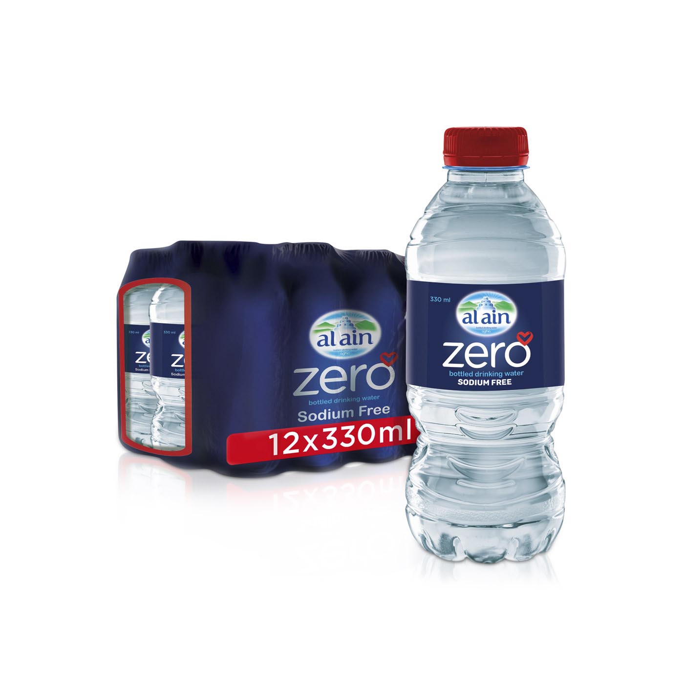 Al Ain Water Zero Sodium 330ml x 12