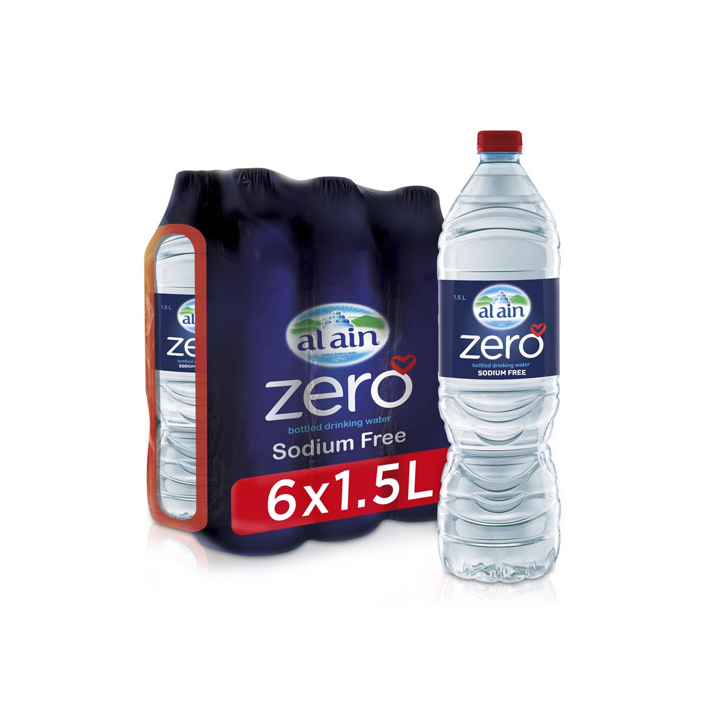 Al Ain Water Zero Sodium 1.5 litre x 6