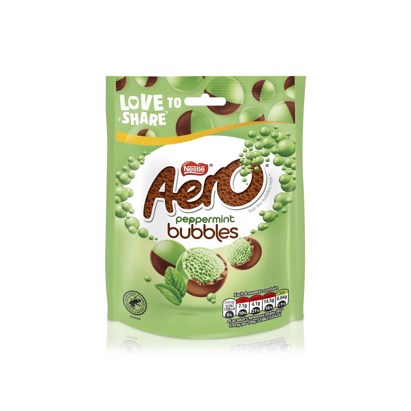 Aero Peppermint Bubbles Chocolate 92g