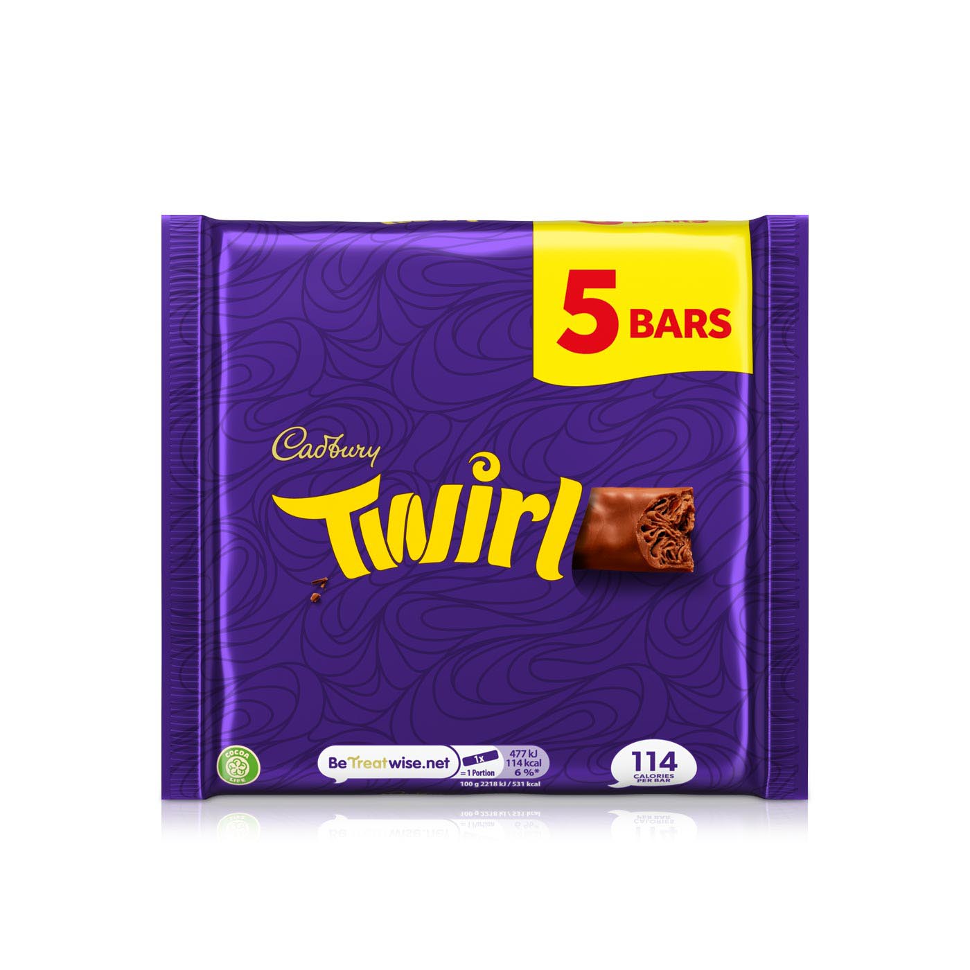 Cadbury Twirl Chocolate Bar x 5