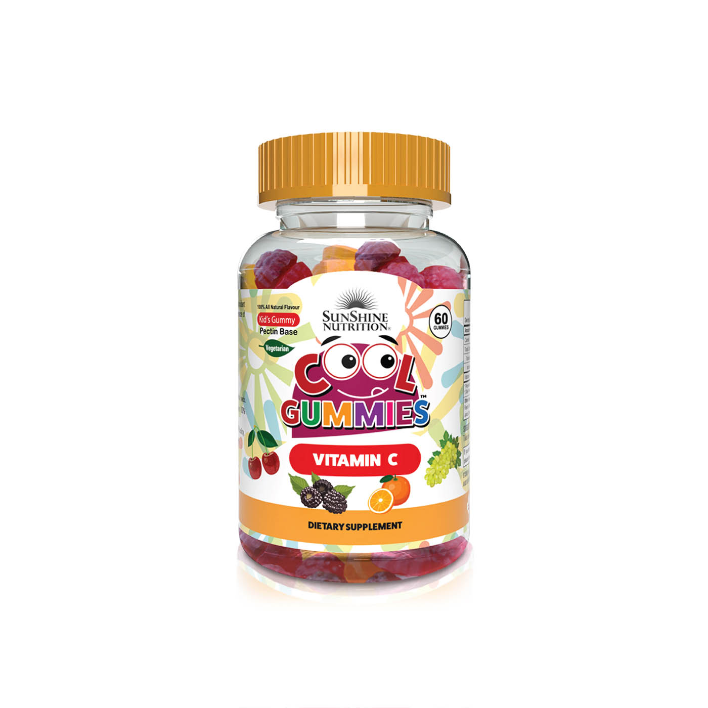 Sunshine Nutrition Cool Gummies Vitamin C x60