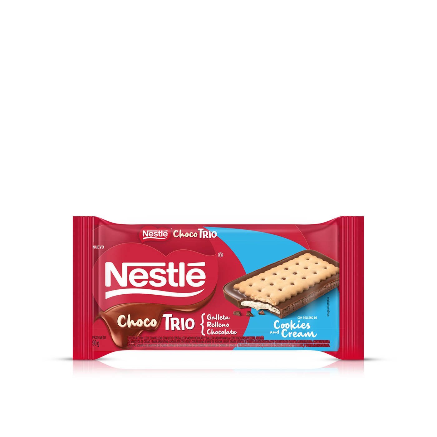 Nestle Choco Trio Cookies & Cream 90g