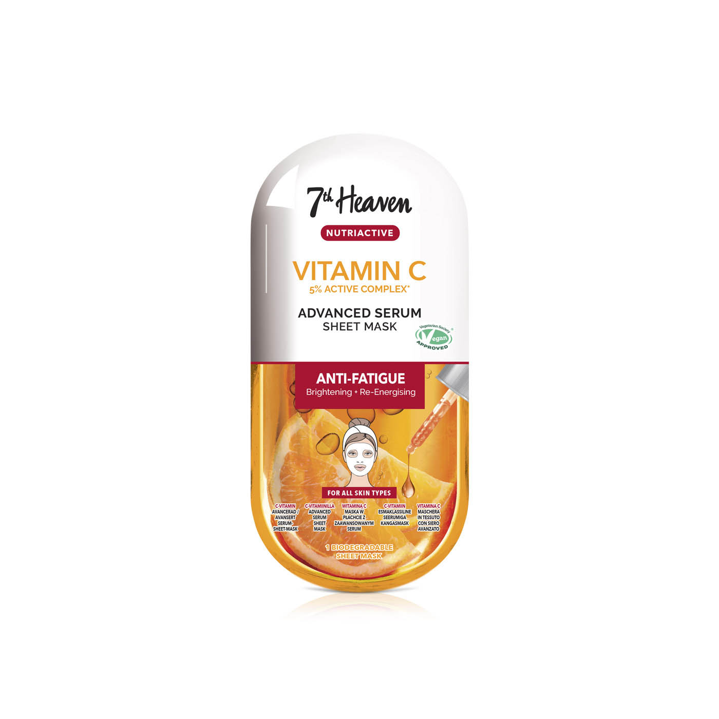 7th Heaven Nutriactive Vitamin C Sheet Mask