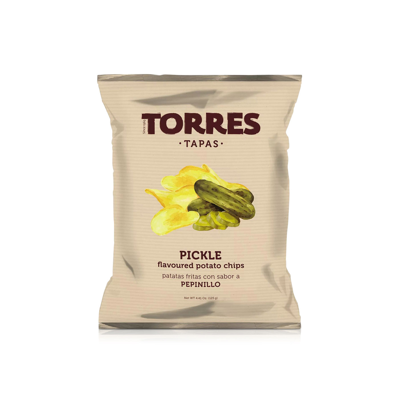 Torres Pickle Potato Chips 125g