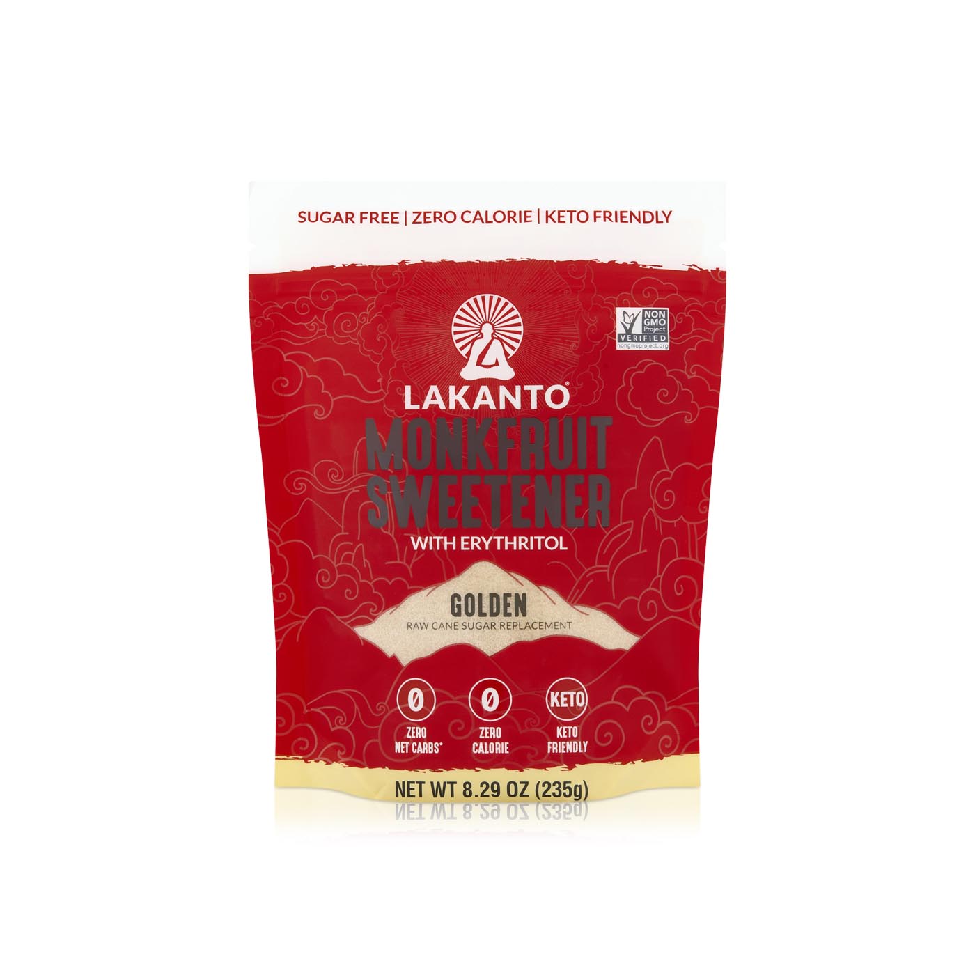 Lakanto Monk Fruit Sweetener with Erythritol Golden 235g