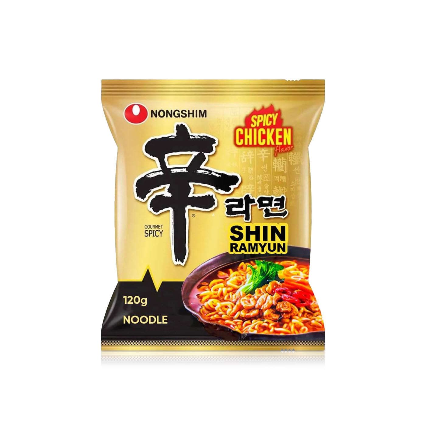 Nongshim Spicy Chicken Shin Ramyun Instant Noodles 120g
