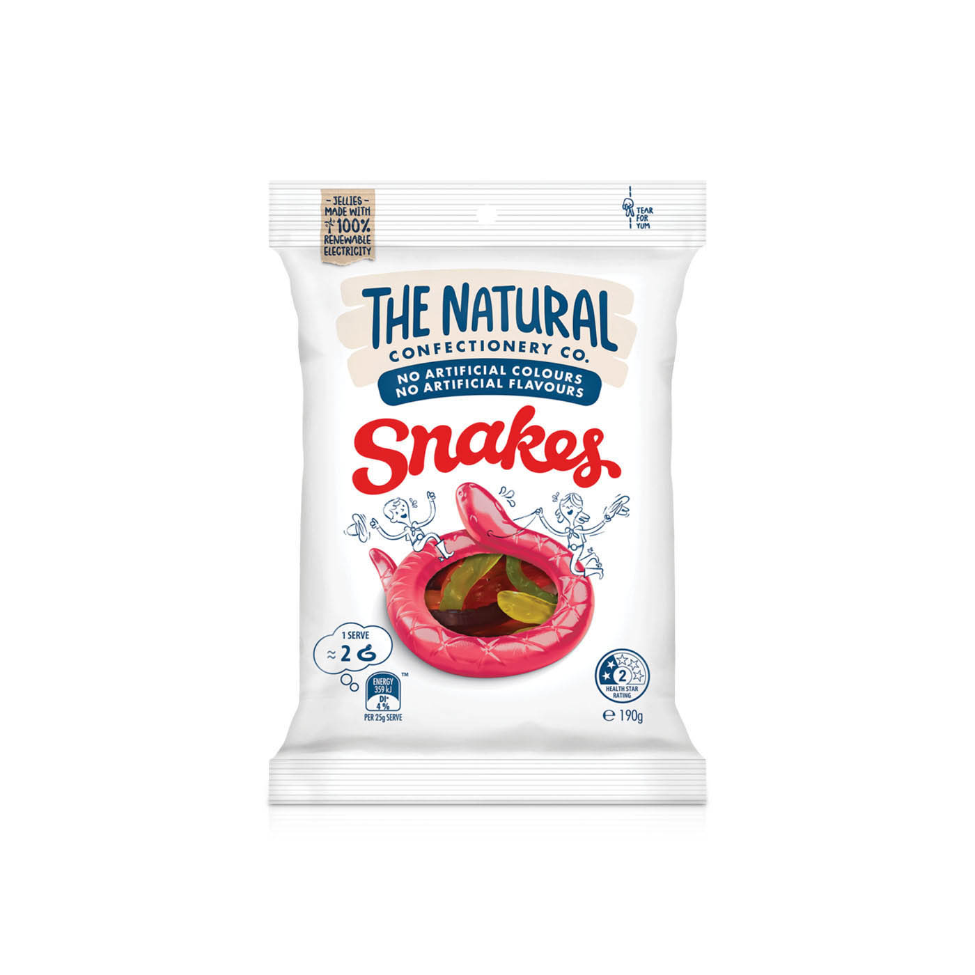 The Natural Confectionery Co. Snakes 190g
