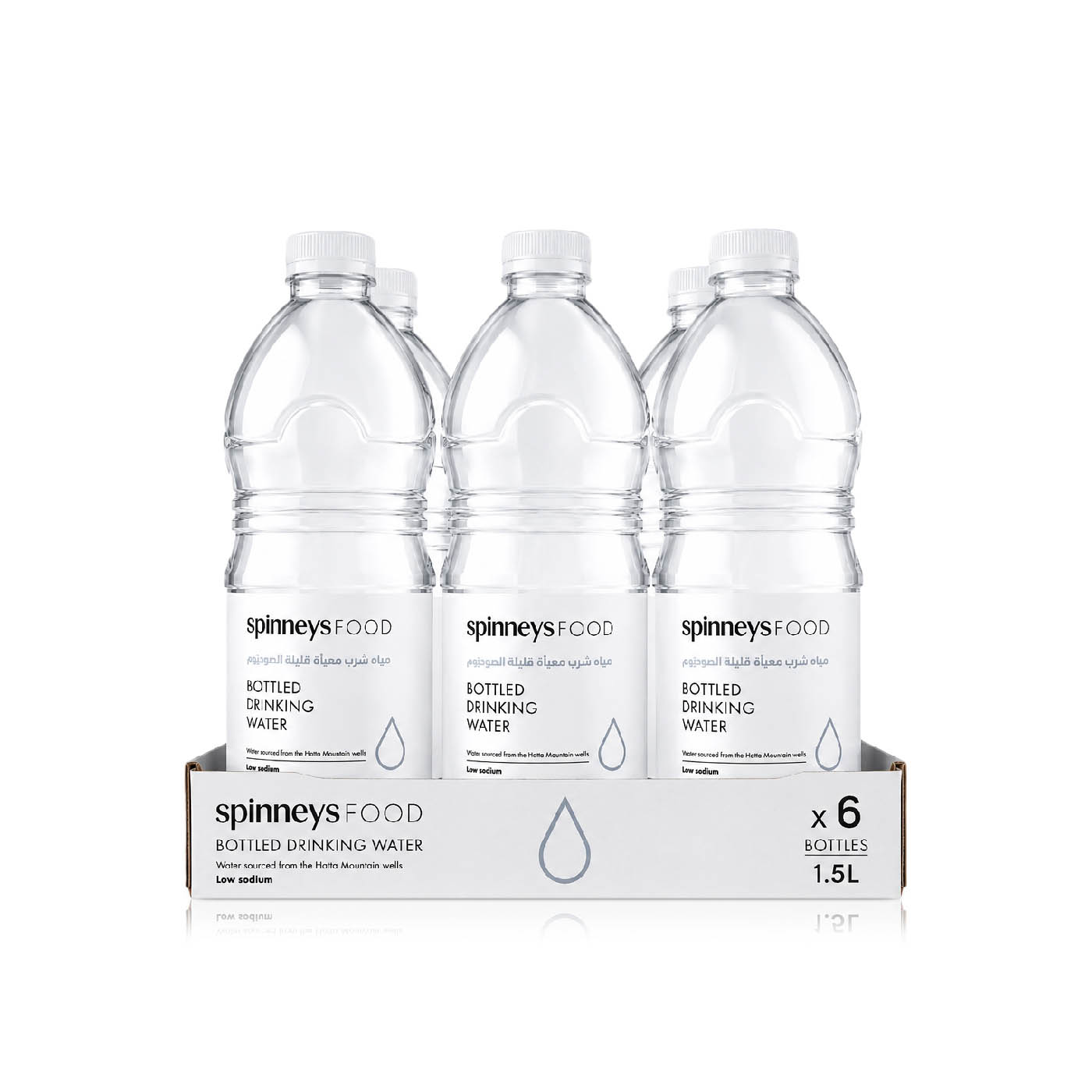 Spinneysfood Bottled Water 1.5 litre x 6