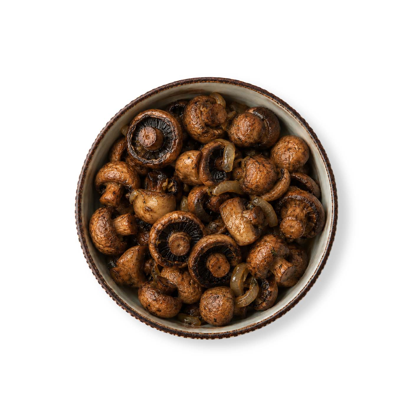 Roasted Button Mushrooms