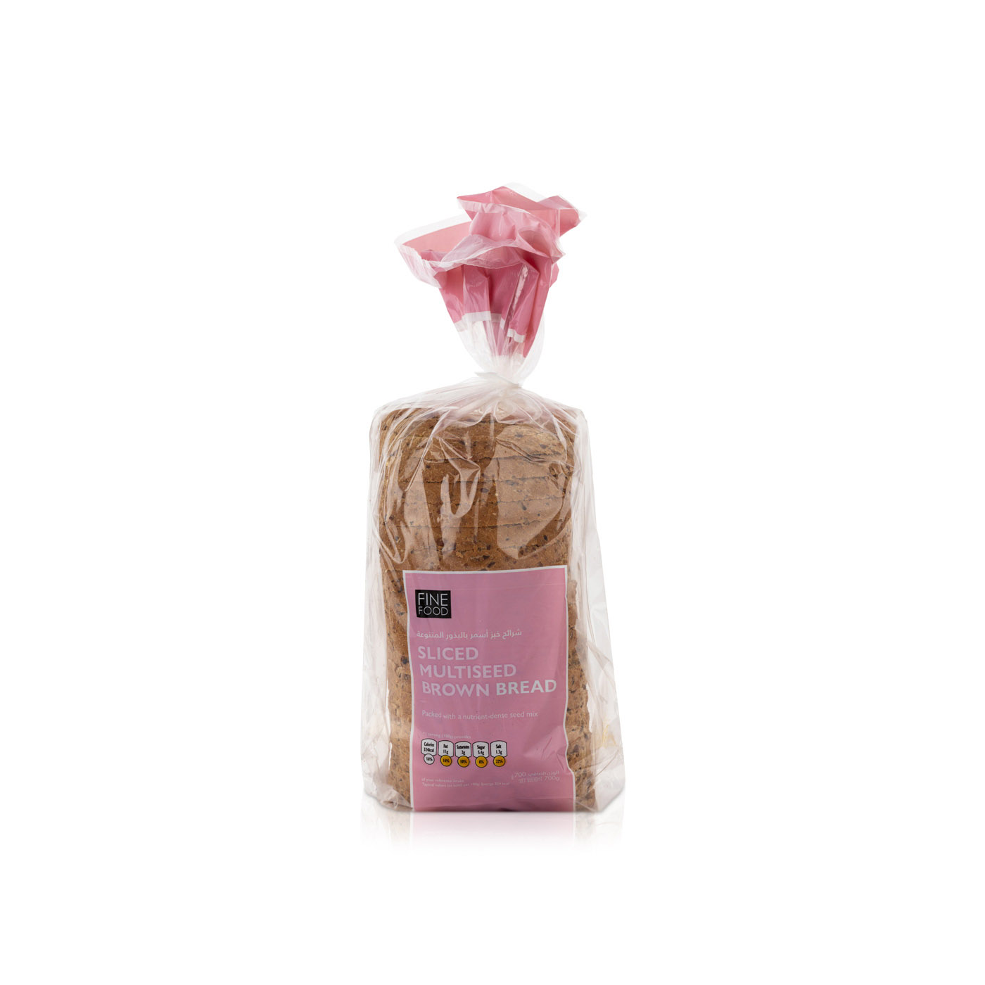 FineFOOD Sliced Multiseed Brown Bread 700g