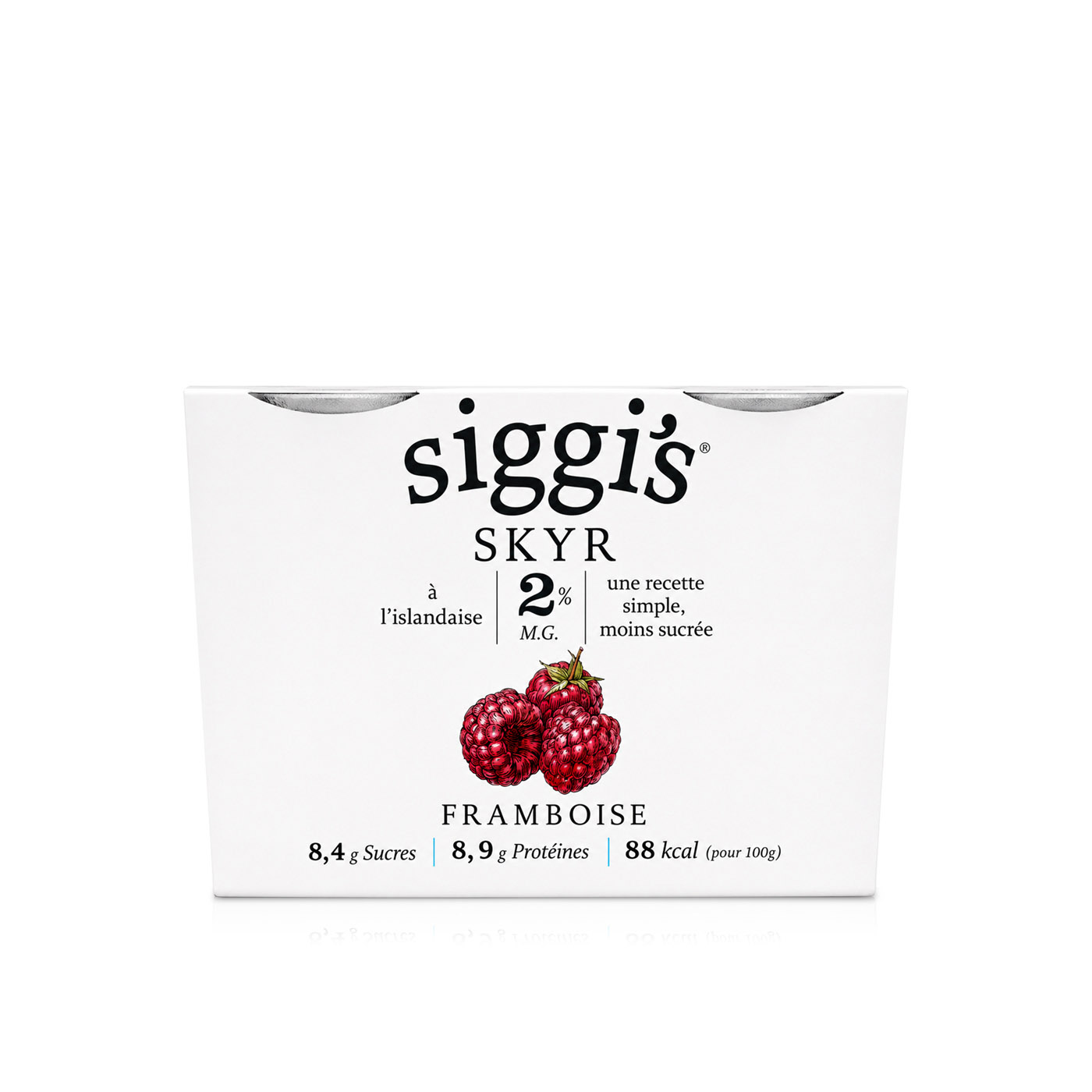Siggi's Skyr 2% Raspberry 2 x 140g