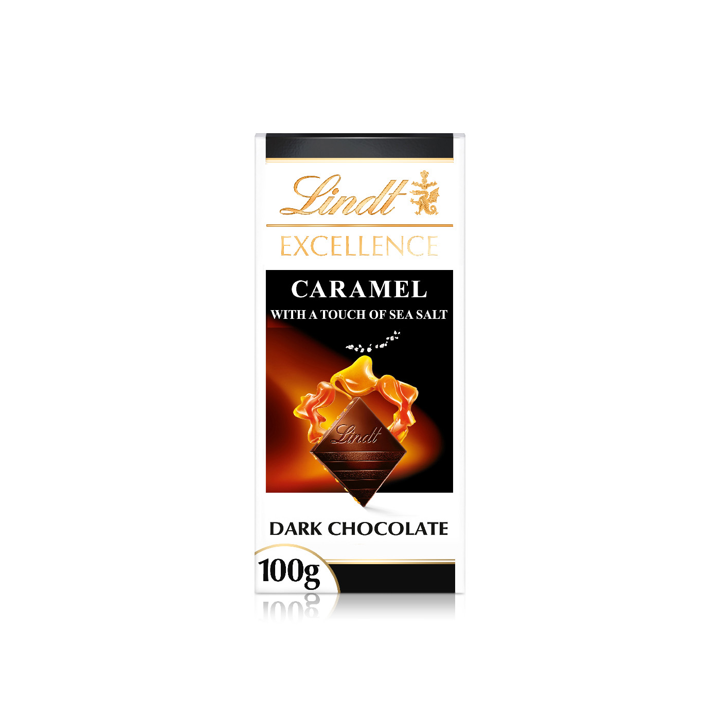 Lindt Caramel & Sea Salt Dark Chocolate 100g