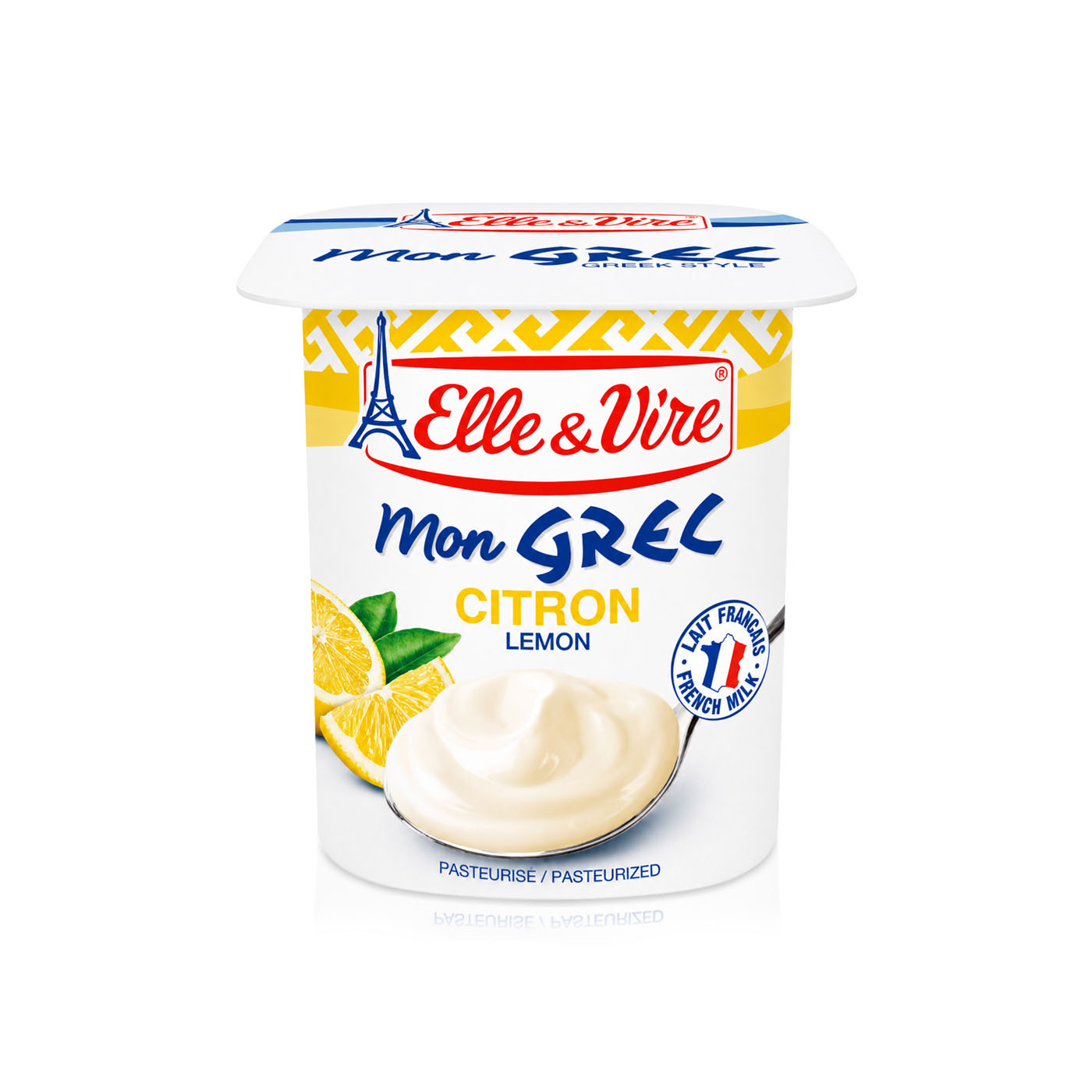 Elle & Vire Greek Style Lemon Yoghurt 125g