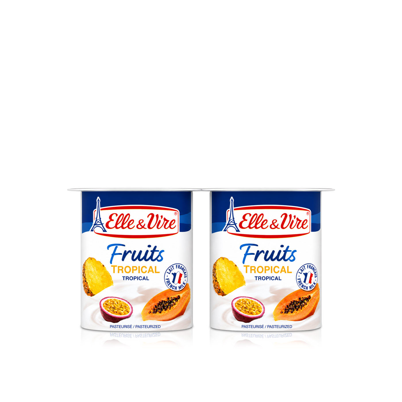 Elle & Vire Tropical Fruit Yogurt 125g