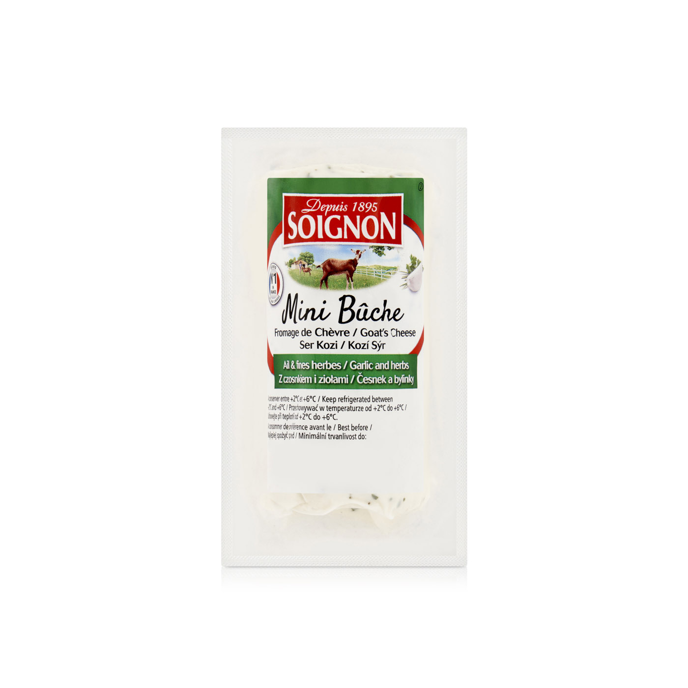 Merci Chef Goat Cheese Log with Garlic and Herb 110g