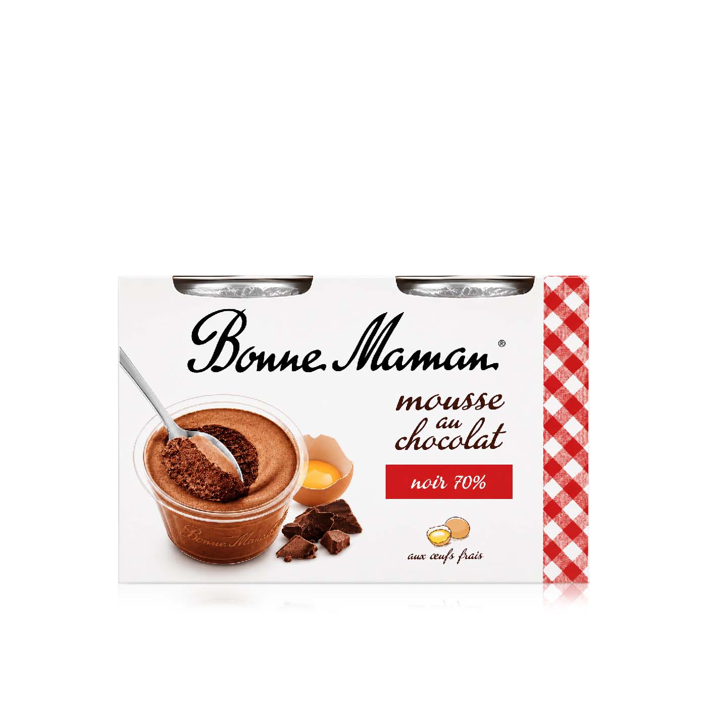 Bonne Maman Intense Dark Chocolate Mousse 50g x 4